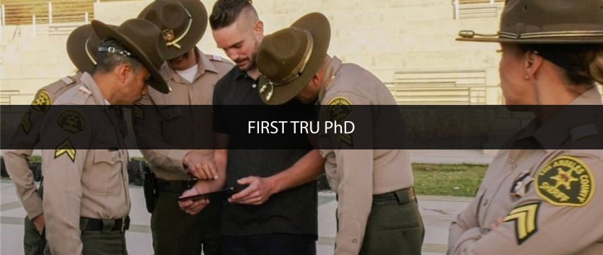 Dr Maupin TRUs first PhD