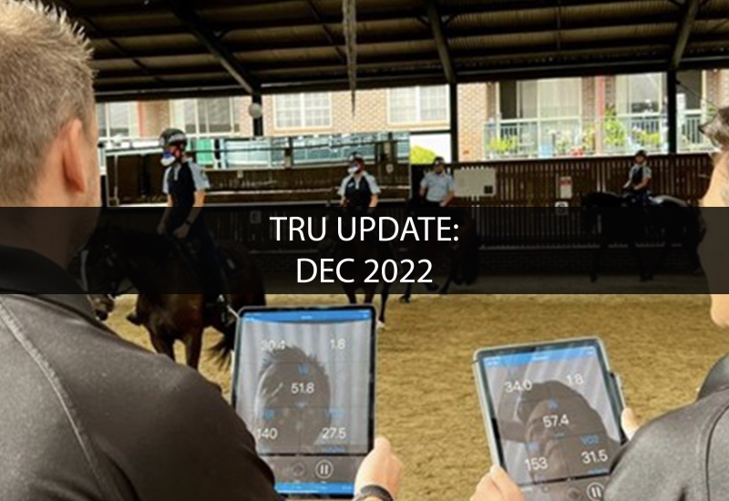 Picture of two researchers recording information